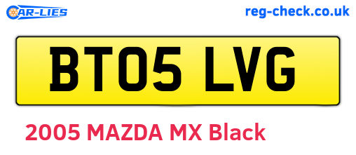 BT05LVG are the vehicle registration plates.