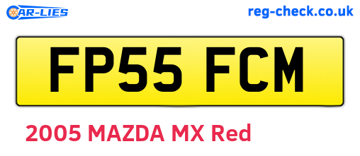 FP55FCM are the vehicle registration plates.