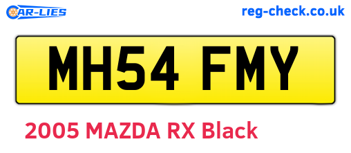 MH54FMY are the vehicle registration plates.
