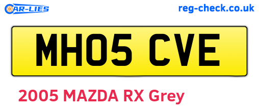 MH05CVE are the vehicle registration plates.