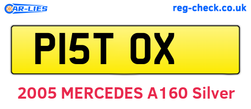 P15TOX are the vehicle registration plates.
