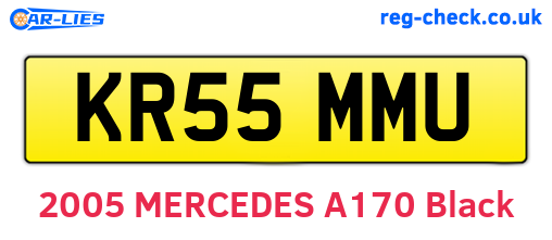 KR55MMU are the vehicle registration plates.
