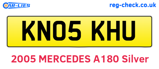KN05KHU are the vehicle registration plates.