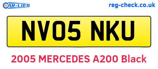 NV05NKU are the vehicle registration plates.