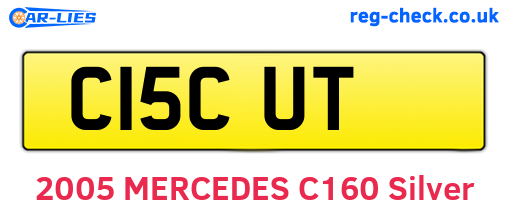 C15CUT are the vehicle registration plates.