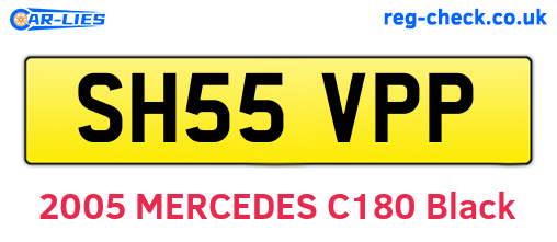SH55VPP are the vehicle registration plates.