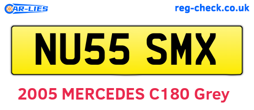 NU55SMX are the vehicle registration plates.