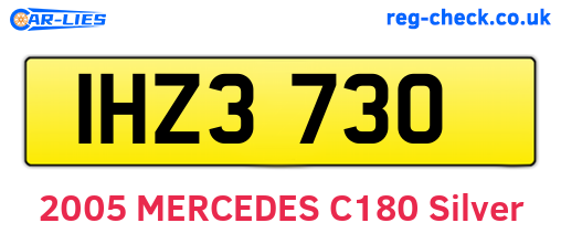 IHZ3730 are the vehicle registration plates.