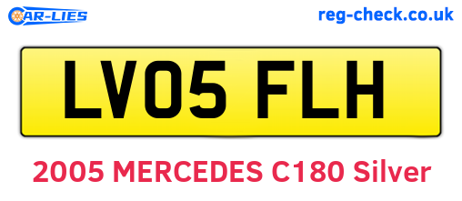 LV05FLH are the vehicle registration plates.