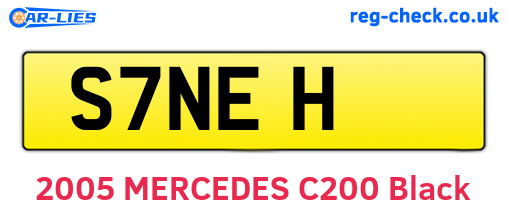 S7NEH are the vehicle registration plates.