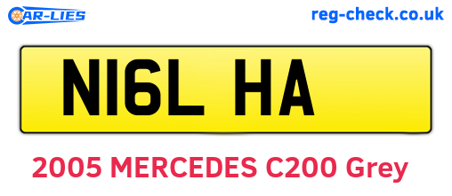N16LHA are the vehicle registration plates.