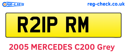 R21PRM are the vehicle registration plates.