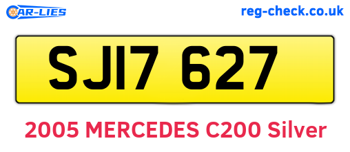 SJI7627 are the vehicle registration plates.