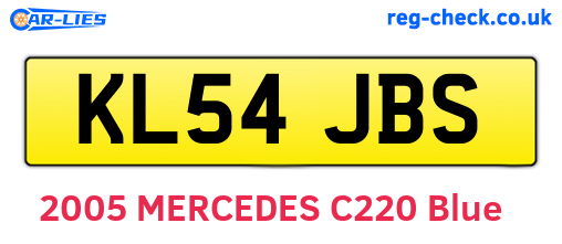 KL54JBS are the vehicle registration plates.
