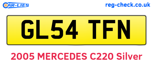 GL54TFN are the vehicle registration plates.