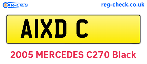 A1XDC are the vehicle registration plates.