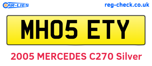 MH05ETY are the vehicle registration plates.