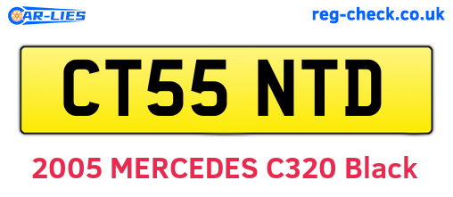 CT55NTD are the vehicle registration plates.