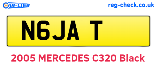 N6JAT are the vehicle registration plates.
