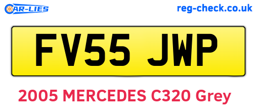 FV55JWP are the vehicle registration plates.