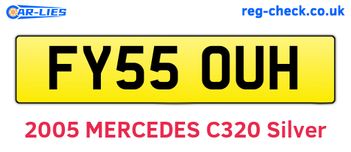 FY55OUH are the vehicle registration plates.