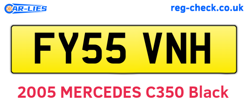FY55VNH are the vehicle registration plates.