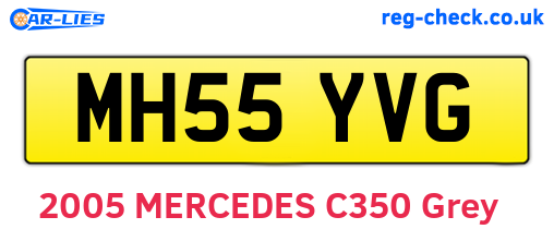 MH55YVG are the vehicle registration plates.
