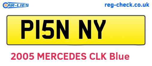 P15NNY are the vehicle registration plates.