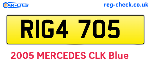 RIG4705 are the vehicle registration plates.