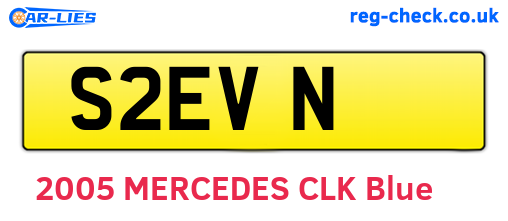 S2EVN are the vehicle registration plates.