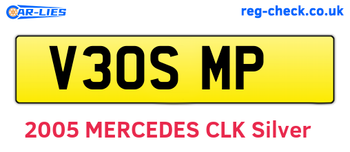 V30SMP are the vehicle registration plates.