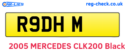 R9DHM are the vehicle registration plates.