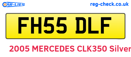 FH55DLF are the vehicle registration plates.