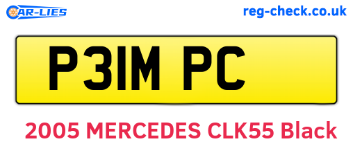 P31MPC are the vehicle registration plates.