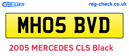 MH05BVD are the vehicle registration plates.