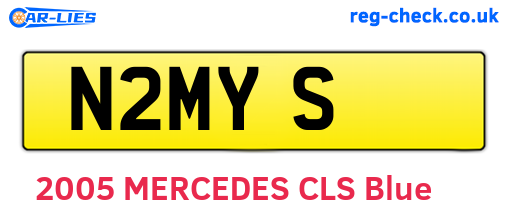 N2MYS are the vehicle registration plates.