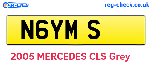 N6YMS are the vehicle registration plates.