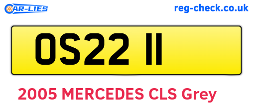 OS2211 are the vehicle registration plates.