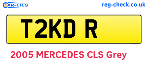 T2KDR are the vehicle registration plates.