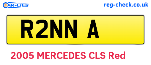 R2NNA are the vehicle registration plates.