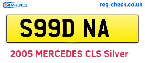 S99DNA are the vehicle registration plates.