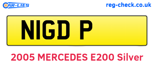 N1GDP are the vehicle registration plates.