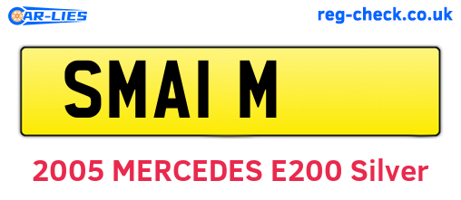 SMA1M are the vehicle registration plates.