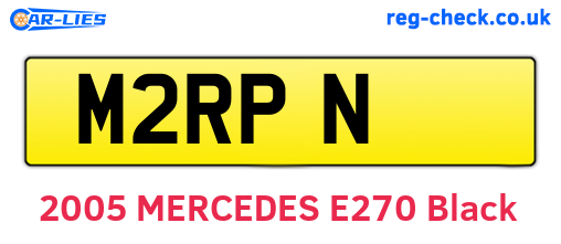 M2RPN are the vehicle registration plates.