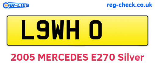 L9WHO are the vehicle registration plates.