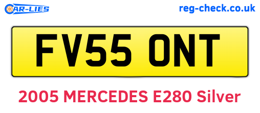FV55ONT are the vehicle registration plates.