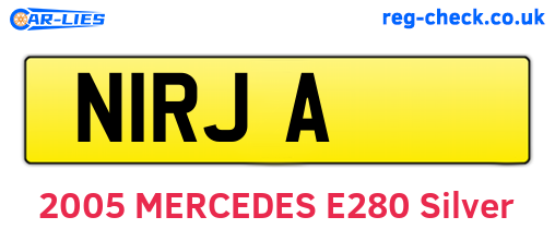 N1RJA are the vehicle registration plates.
