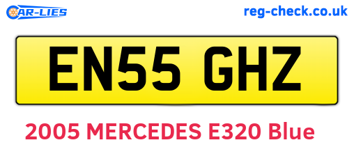 EN55GHZ are the vehicle registration plates.