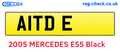 A1TDE are the vehicle registration plates.