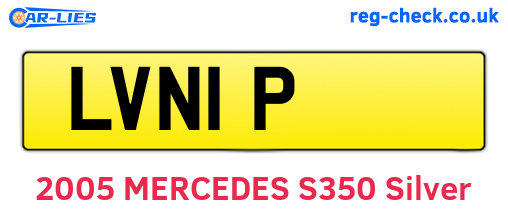 LVN1P are the vehicle registration plates.